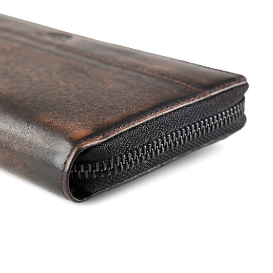 Greenburry Destressed Portafoglio Protezione RFID Pelle 19 cm