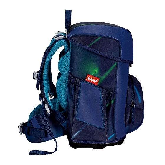 Scout Neo Exklusiv Superflash Set di borse per la scuola 4 pezzi