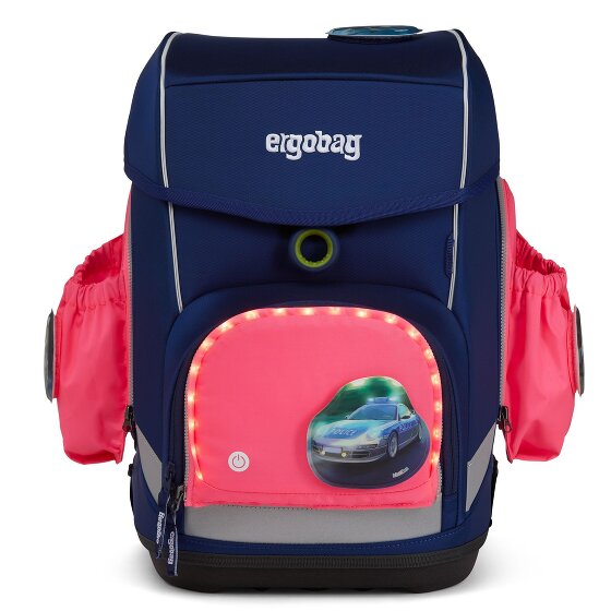Ergobag Accessori Tasche laterali di sicurezza a led fluo Set 3 pezzi.