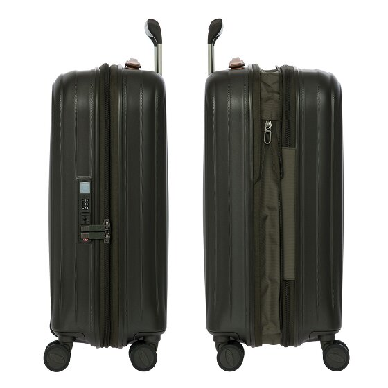 Bric's Taormina 4 ruote Carrello S 57 cm con piega di espansione