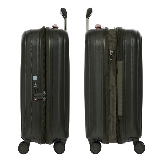 Bric's Taormina 4 ruote Carrello S 57 cm con piega di espansione