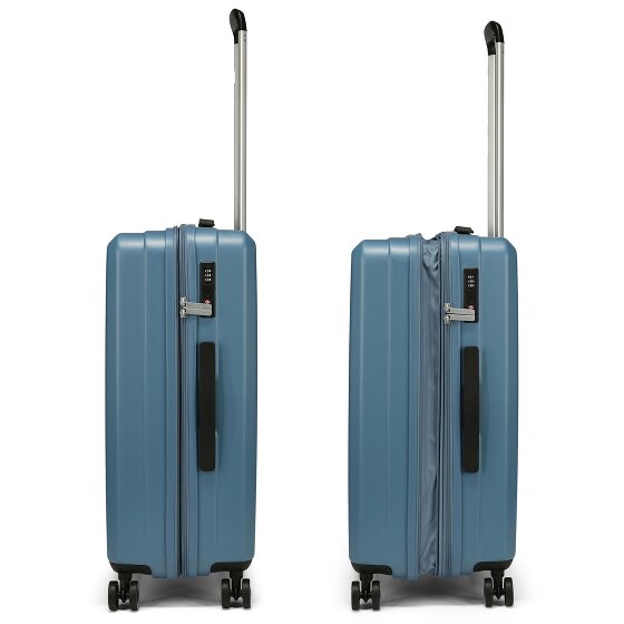 American Tourister Aerojoy 4 ruote Set di valigie 3 pezzi con piega di espansione