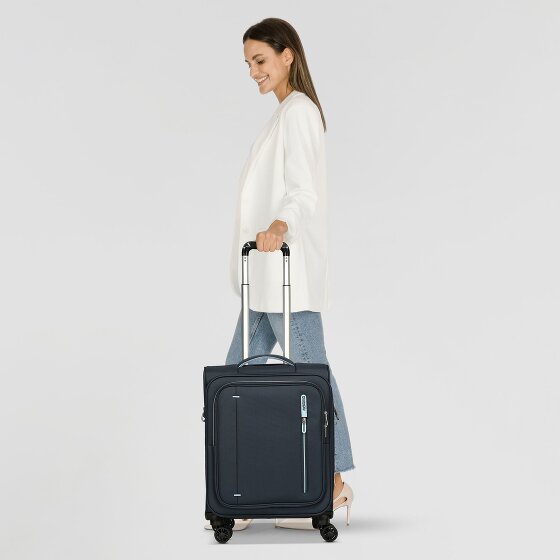 American Tourister Cloudrider 4 ruote Carrello della cabina S 55 cm con piega di espansione