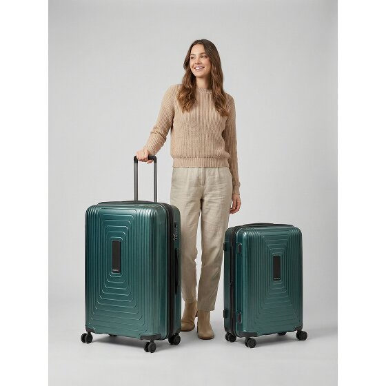 Redolz Essentials 14 4 ruote Set di valigie 2 pezzi con piega di espansione