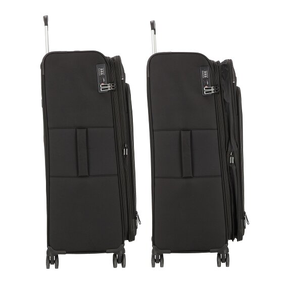 d&n Travel Line 9504 4 ruote Carrello L 76 cm con piega di espansione
