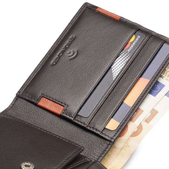 Roncato Monaco Portafoglio Protezione RFID Pelle 9 cm