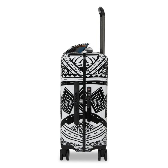 Sprayground Printed Zipper Shark AI Journey to the Mind 4 ruote Carrello della cabina 55 cm