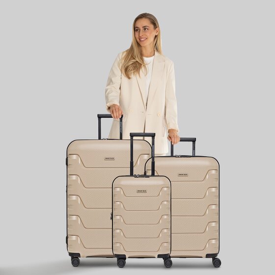 Smartbox Edition 01 4 ruote Set di valigie 3 pezzi con piega di espansione