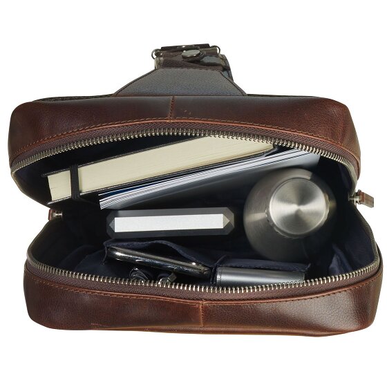 Leonhard Heyden Borsa a tracolla Roma in pelle 20 cm