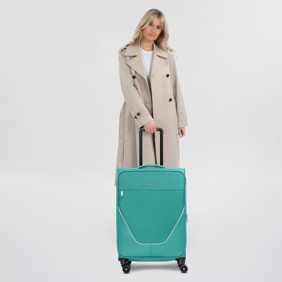 Stratic taska Trolley a 4 ruote M 65 cm con piega a espansione