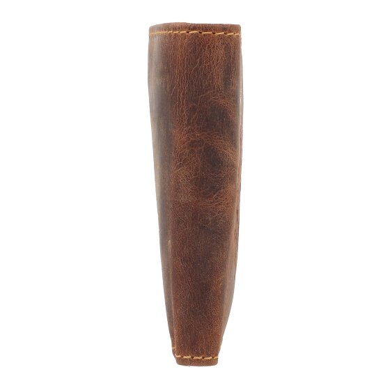 Greenburry Portafoglio vintage in pelle goffrata a forma di pesce 12 cm