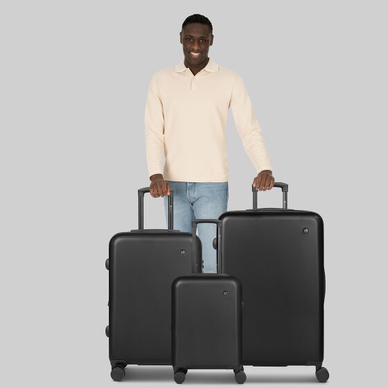 bugatti Valencia 2.0 4 ruote Set di valigie 3 pezzi con piega di espansione bugatti Valencia 2.0 4 ruote Set di valigie 3 pezzi con piega di espansione