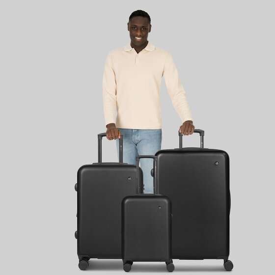 bugatti Valencia 2.0 4 ruote Set di valigie 3 pezzi con piega di espansione