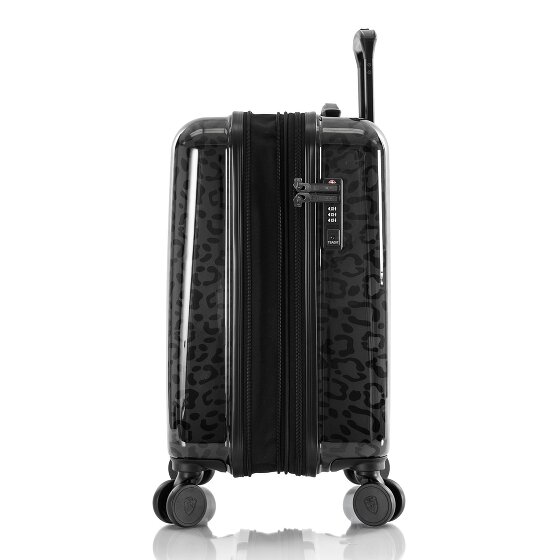Heys Black Camo 4 ruote Carrello della cabina S 53 cm con piega di espansione
