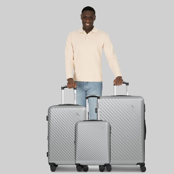 Check.In Paradise 2.0 4 ruote Set di valigie 3 pezzi con piega di espansione