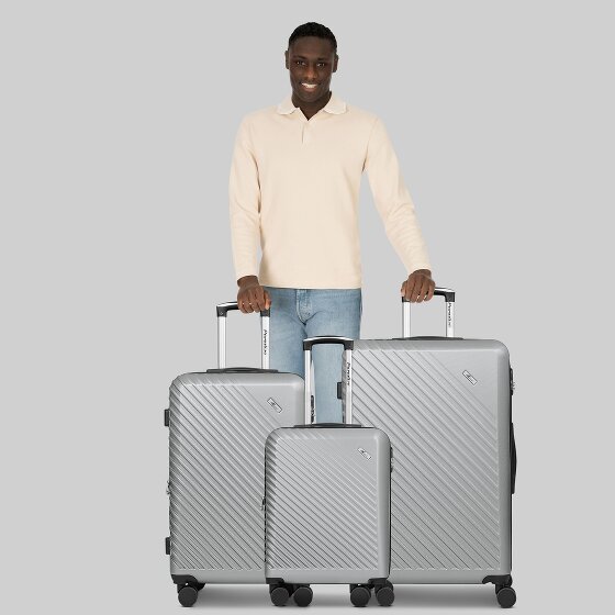 Check.In Paradise 2.0 4 ruote Set di valigie 3 pezzi con piega di espansione