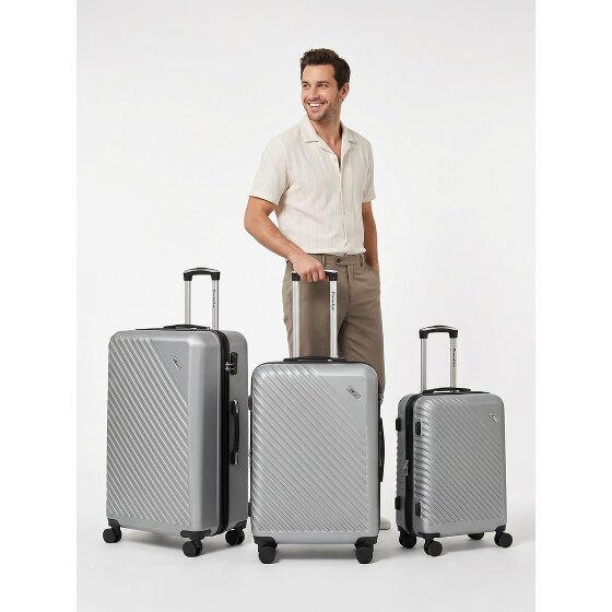Check.In Paradise 2.0 4 ruote Set di valigie 3 pezzi espandibile