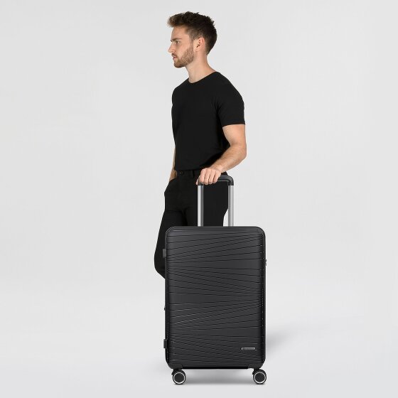 Franky Dallas 3.0 Carrello a 4 ruote M 65 cm con piega elastica