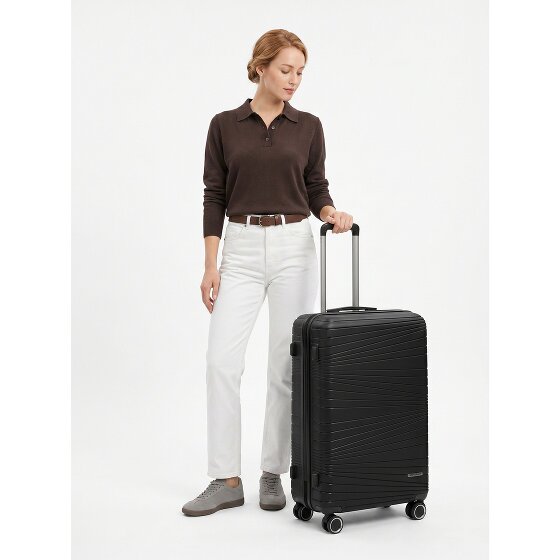 Franky Dallas 3.0 Carrello a 4 ruote M 65 cm con piega elastica