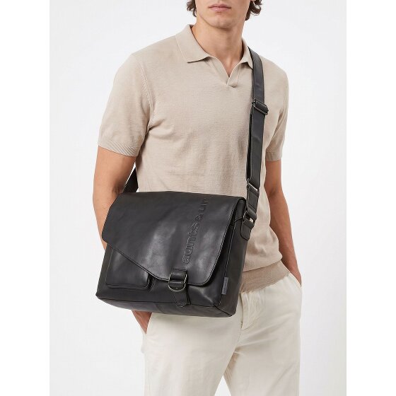 aunts & uncles Heritage Messaggero Vera Pelle 41.5 cm Vano porta PC