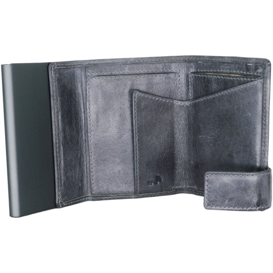 SecWal SecWal 1 Custodia per carte di credito Portafoglio RFID in pelle 9 cm