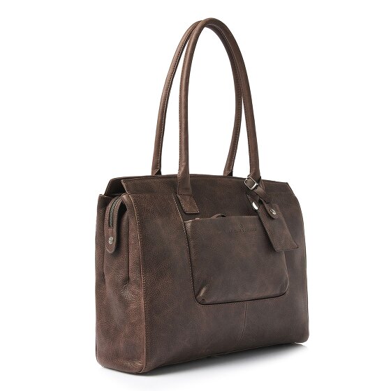 Castelijn & Beerens Carisma Borsa a tracolla RFID in pelle 38 cm Scomparto per laptop