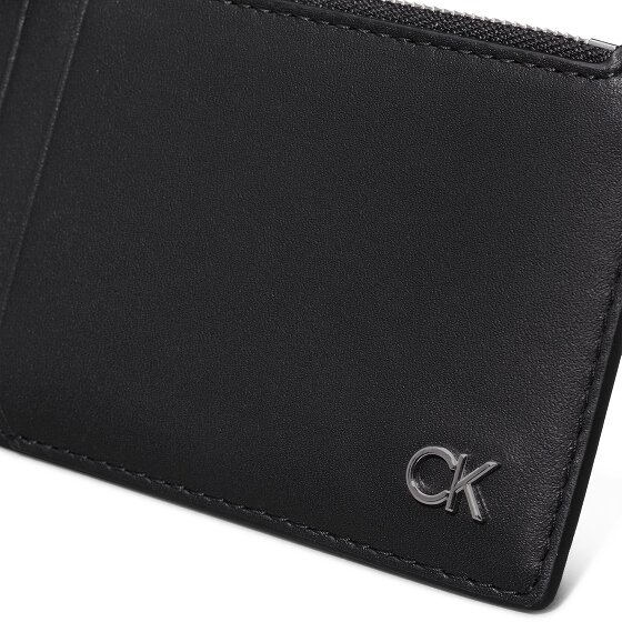 Calvin Klein Metal CK Custodia per carta di credito Pelle 12.5 cm