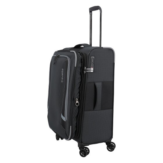Travelite Corsiica 4 ruote Carrello M 67 cm con piega di espansione