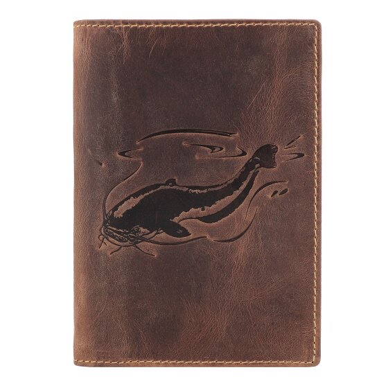 Greenburry Portadocumenti vintage in pelle 12 cm