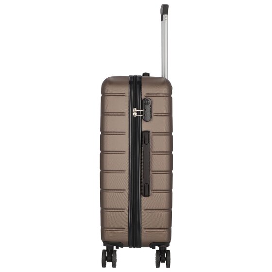 Nowi Bergamo 4 ruote Set di valigie 3 pezzi