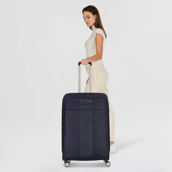 Piquadro Brief 4 ruote Carrello 78 cm con piega di espansione