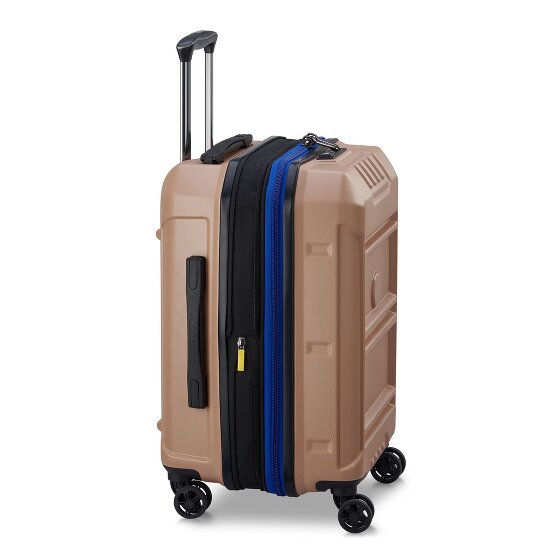 Delsey Paris Carrello Rempart a 4 ruote da 55 cm con piega ad espansione