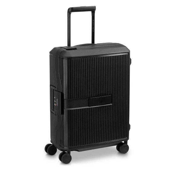 Delsey Paris x United Colors of Benetton Color Block Hardside Trolley da cabina a 4 ruote 55 cm