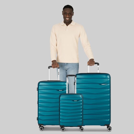 Bench Paris 4 ruote Set di valigie 3 pezzi con piega di espansione