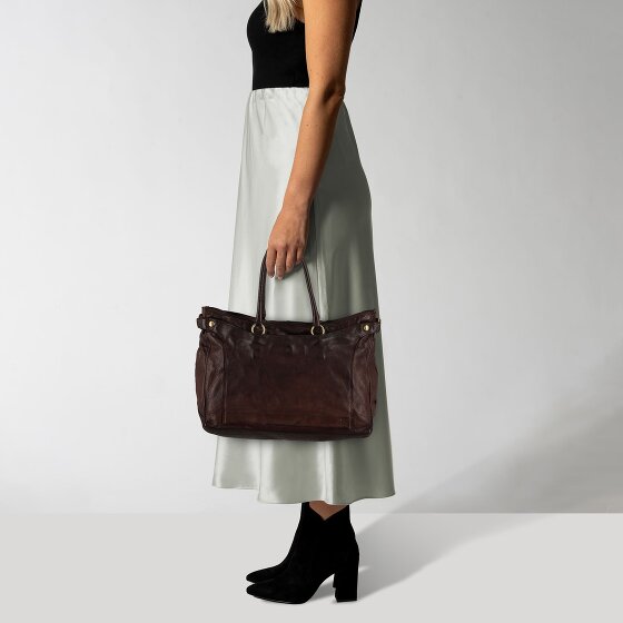 Campomaggi Mogano Borsetta Pelle 33 cm