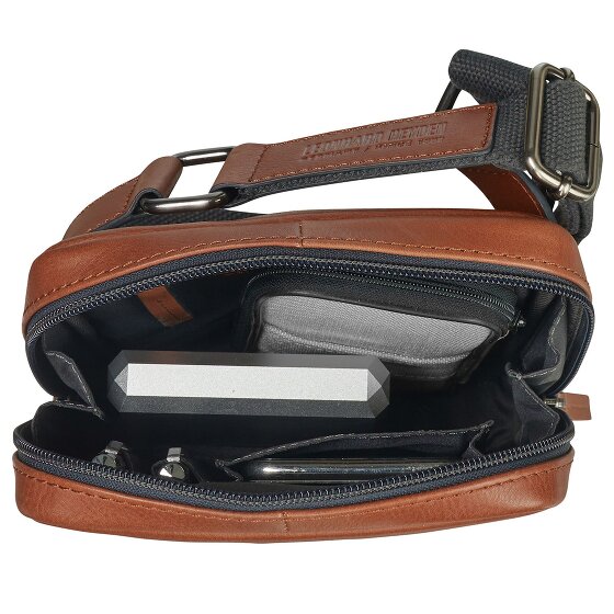 Leonhard Heyden Hamburg Borsa a tracolla in pelle 16 cm