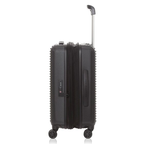 Mandarina Duck Tank Case 4 ruote Carrello della cabina S 55 cm con piega di espansione