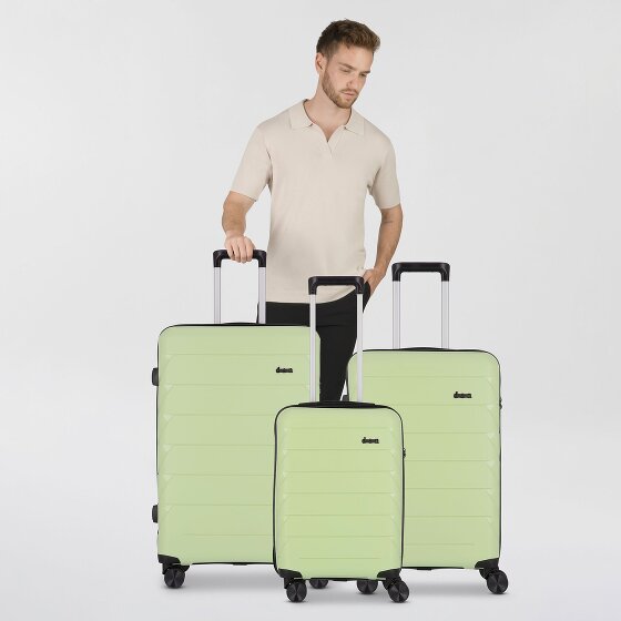 d&n Travel Line 4100 4 ruote Set di valigie 3 pezzi