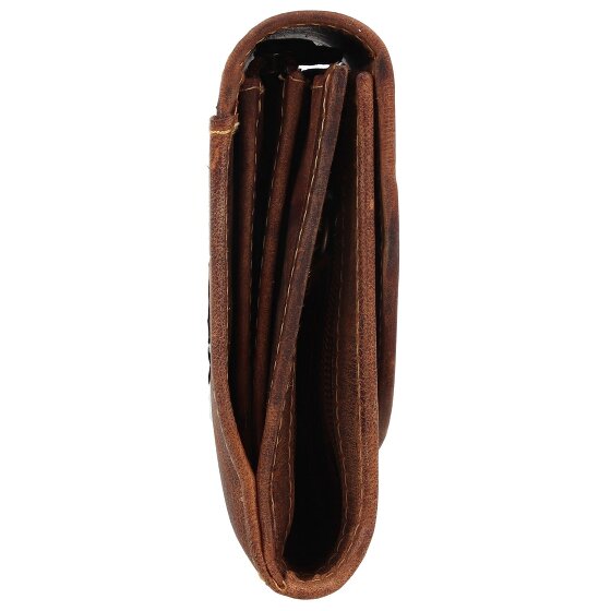 Greenburry Portafoglio vintage in pelle 15,5 cm