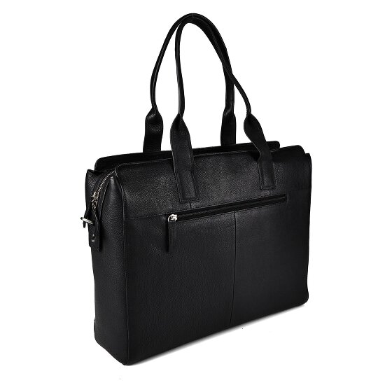 Burkely Soft Skylar Borsa shopper Vera Pelle 40 cm Vano porta PC