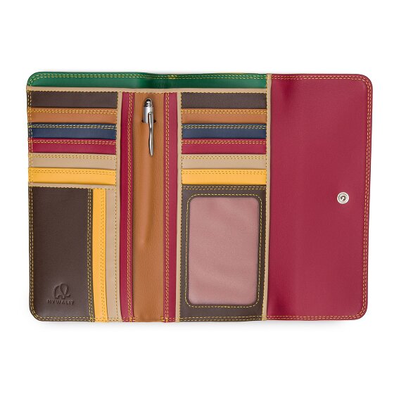 Mywalit Portafoglio trifoglio con zip Portafoglio in pelle 17 cm