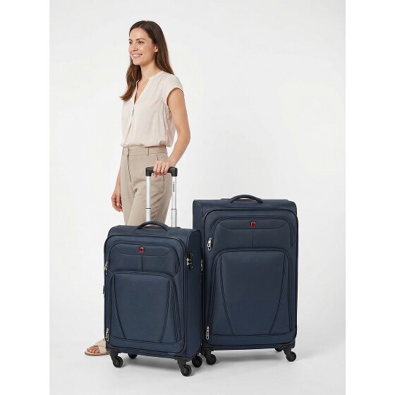 Wenger Beaumont 4 ruote Set di valigie 2 pezzi con piega di espansione