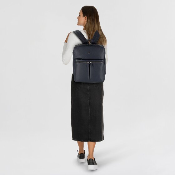 Braun Büffel Hanna Zaino da lavoro M Vera Pelle 40 cm Vano porta PC