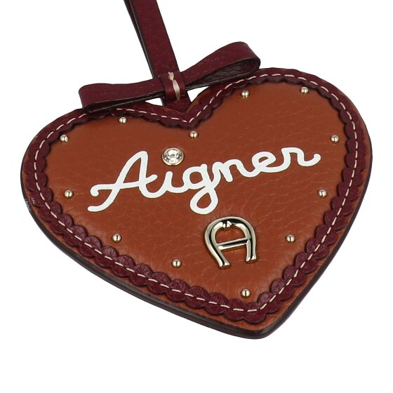 AIGNER Etichetta per borsa moda in pelle 8 cm