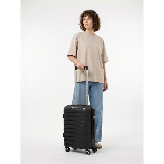 Franky London 4 ruote Trolley cabina S 55 cm espandibile
