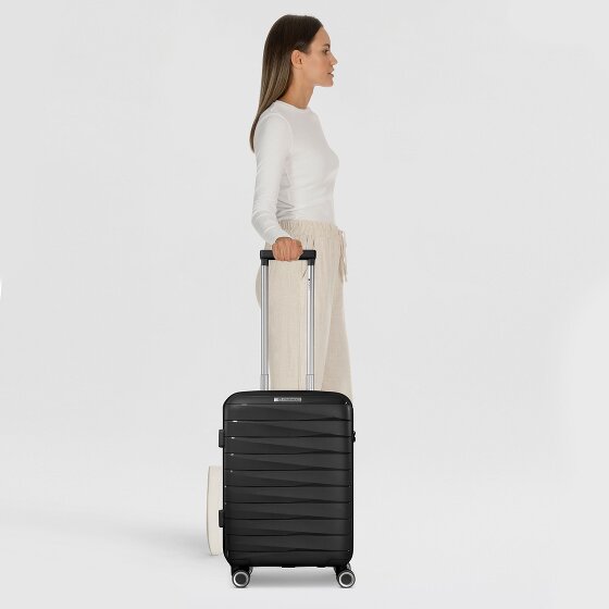 Franky London 4 ruote Carrello della cabina S 55 cm con piega di espansione