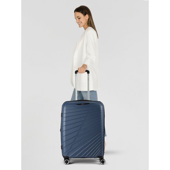 Benzi 5808 4 ruote Carrello 65 cm con piega di espansione