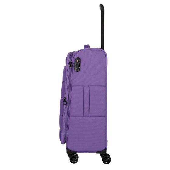 Travelite Rügen 4 ruote Set di valigie 3 pezzi con piega di espansione
