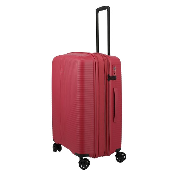 Travelite Air Stripe 4 ruote Set di valigie 3 pezzi con piega di espansione