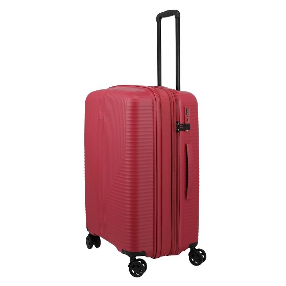 Travelite Air Stripe 4 ruote Set di valigie 3 pezzi con piega di espansione